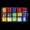Nail Laser Transfer Foil Sticker Set