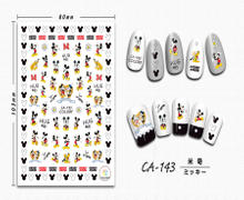 CA-143 3D Mickey Nail Sticker