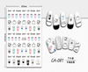 CA-081 3D Afternoon Tea Nail Sticker