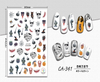 CA-341 3D Horror Halloween Nail Sticker