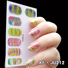 JU212 Full Cover Nail Polish Sticker 
