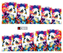 A133-138 Cool Water Nail Sticker