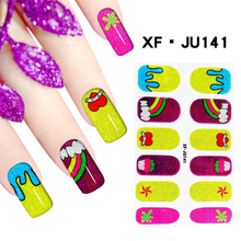 JU141 Full Cover Nail Polish Sticker 