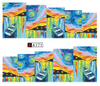A169-174 Abstract Painting Water Nail Sticker
