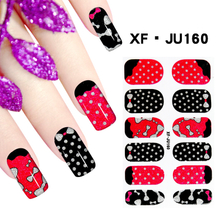 JU160 Full Cover Nail Polish Sticker 