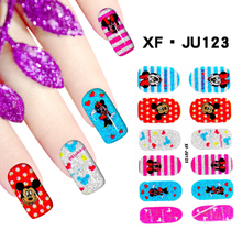 JU123 Full Cover Nail Polish Sticker 
