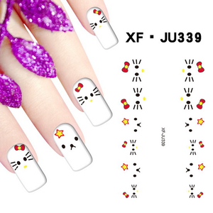 JU339 Full Cover Nail Polish Sticker 