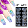 JU072 Full Cover Lace Nail Polish Sticker 