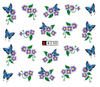 A229-234 Flower Water Nail Sticker