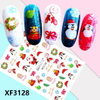 XF3128 3D Self Adhesive Christmas Nail Sticker 