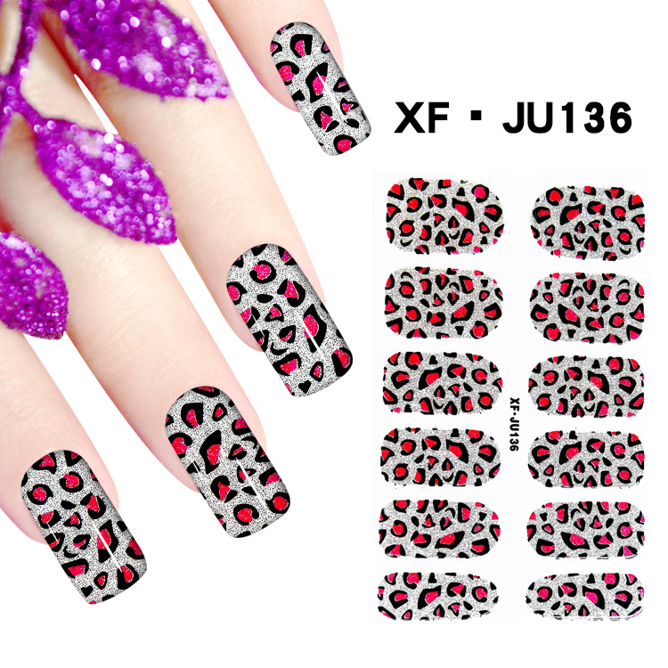JU136 Full Cover Nail Polish Sticker 