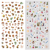 LY111-112 Thin 3D Cartoon Character Nail Sticker