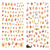 HC014-015 3D Maple Leaf Nail Art Sticker