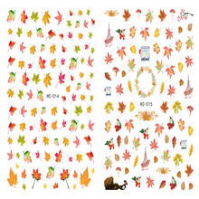 HC014-015 3D Maple Leaf Nail Art Sticker