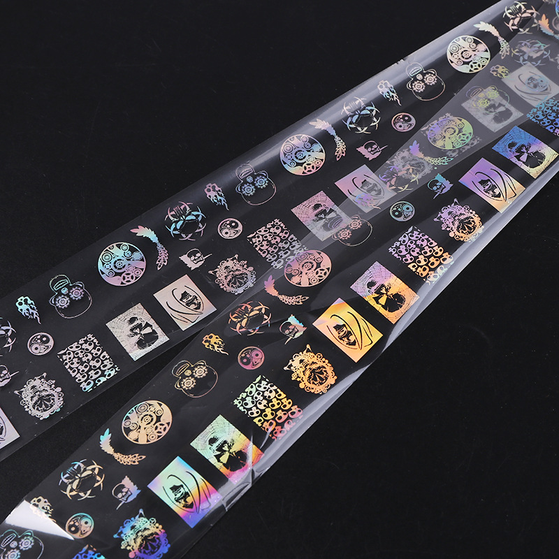 Holloween Nail Transfer Foil Sticker for Nail Decoration