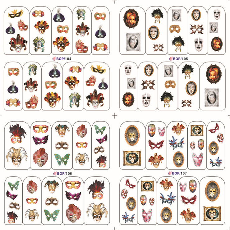 Water Nail Sticker(Single Or 4 in 1)