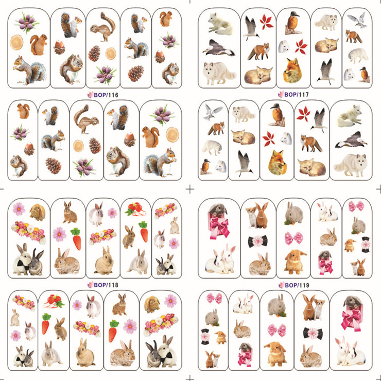 Water Nail Sticker(Single Or 4 in 1)