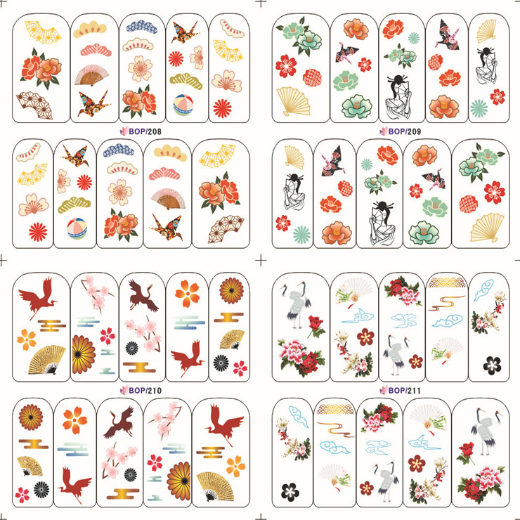Water Nail Sticker(Single Or 4 in 1)