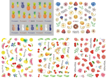 E820-830 3D Fruit Cake Simulation Nail Art Sticker