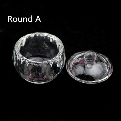 Round Glass Dappen Dish