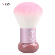 Pink Good Quality Nail Dust Brush