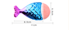 Fish Design Mermaid Nail Dust Brush Cosmetic Brush
