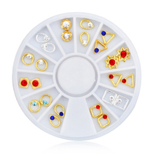 Japanese Style Wholesales Metal Circle 3D Nail Art Accessories Decoration