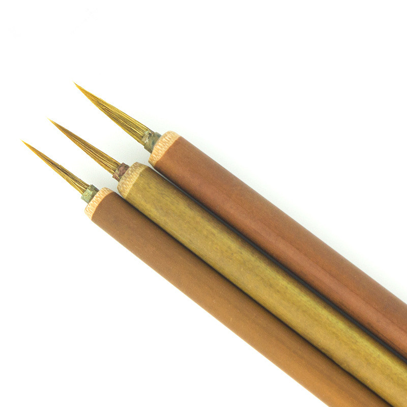 Wooden Nail Liner Brush
