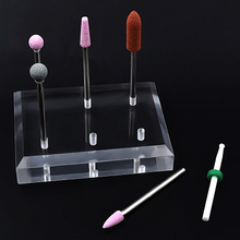Transparent Nail Drill Bit Exhibition Stand