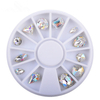 Lovely Nail Beauty Amazing Rhinestone Famous Nail Arts Design