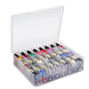 48 Lattice Empty Nail Polish Storage Box Double Sided Manicure Accessory Container 
