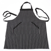 Working Salon Apron Black Apron Stripe Design For Beauty