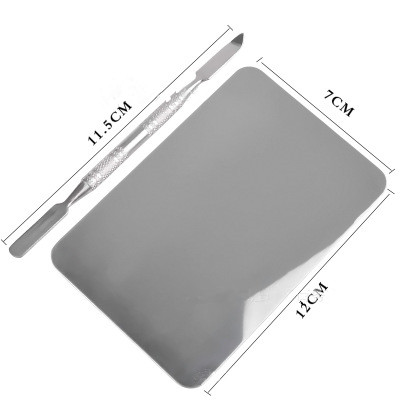 Stainless Steel Palette Set With Spatula