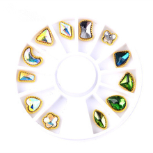 AB Nail Metal Jewelry Nail Art Decoration