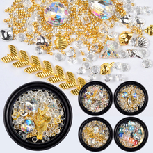  Nail Art Design Decorative AB Clear Nails Crystal Rhinestones for Nails Salon