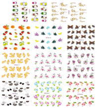 E012-022 3D Flower Simulation Nail Art Sticker