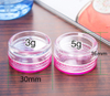 3g/5g Round Cosmetic Cream Container Nail Rhinestones Beads Storage Box