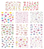 E358-368 3D Flower Simulation Nail Art Sticker