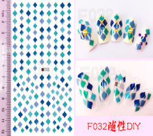 F032 DIY Design 3D Self Adhesive Nail Art Sticker
