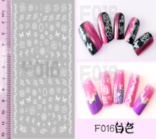 F016 DIY Design 3D Self Adhesive Flower Nail Art Sticker