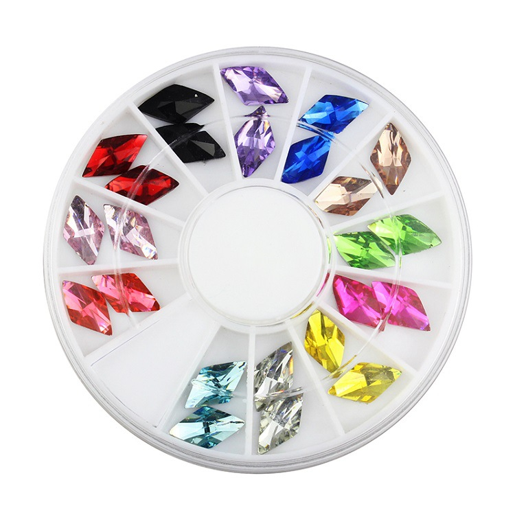 Rhombus Nail Art Rhinestone 