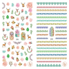 LY231-232 Thin 3D Deer And Pattern Nail Sticker