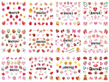 BN757-768 Love Water Nail Sticker