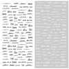 F206 DIY Design 3D Self Adhesive Words Nail Art Sticker