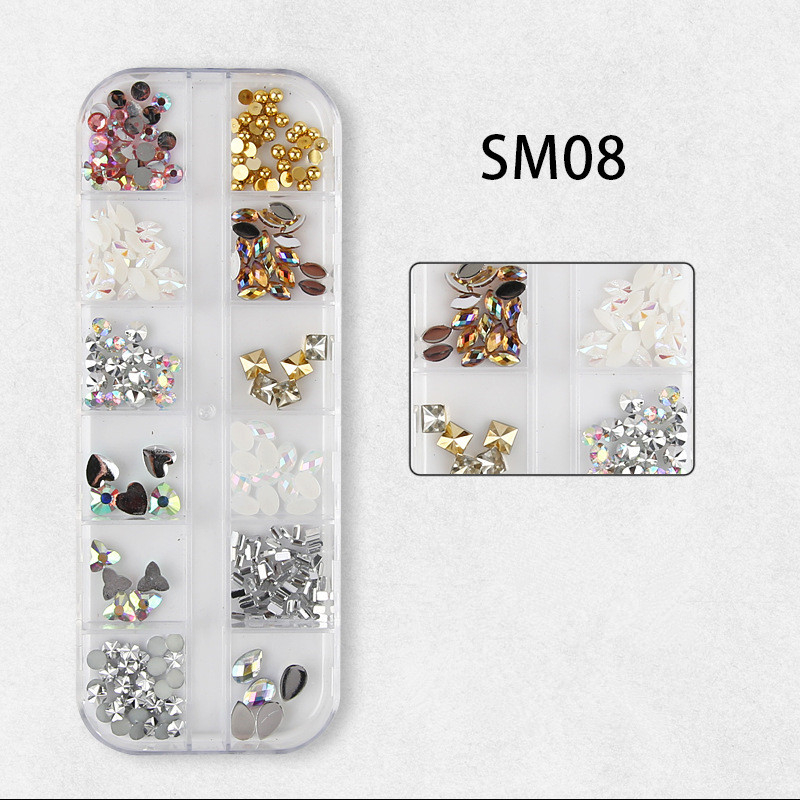 Mixed 3D Nail Art Decoration
