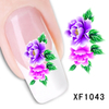 XF1043-1048 Flower Water Nail Sticker