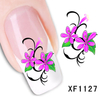 XF1127-1132 Flower Water Nail Sticker