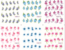 Flower Water Nail Sticker