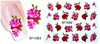 XF1061-1066 Flower Water Nail Sticker