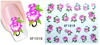 XF1013-1018 Flower Water Nail Sticker